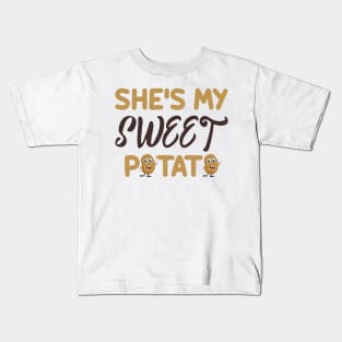 She's My Sweet Potato Kids T-Shirt